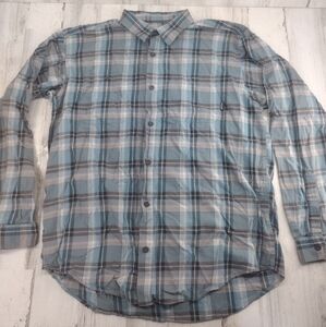 Patagonia Organic Cotton Button Up Long Sleeve Shirt Men Size Large